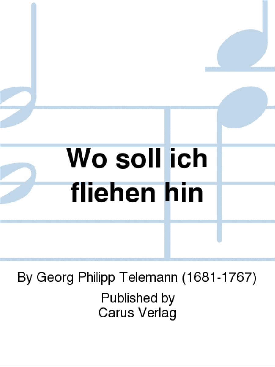 O where shall I now go (Wo soll ich fliehen hin) Violin scores gallery preview page 1