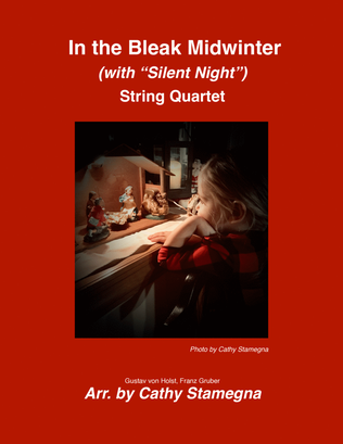 Book cover for In the Bleak Midwinter (with “Silent Night”) String Quartet (Two Violins, Viola, Violoncello)