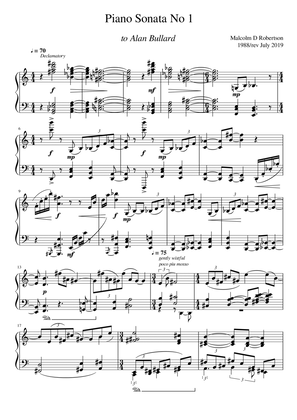 Piano Sonata No 1