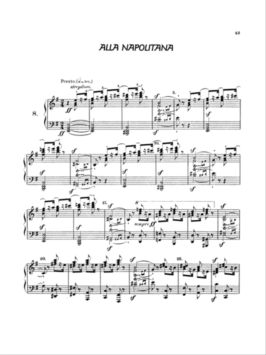 Moscheles: Grand Characteristic Studies, Op. 95 Piano Method scores gallery preview page 1