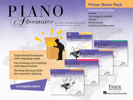 Piano Adventures Primer Bravo Pack