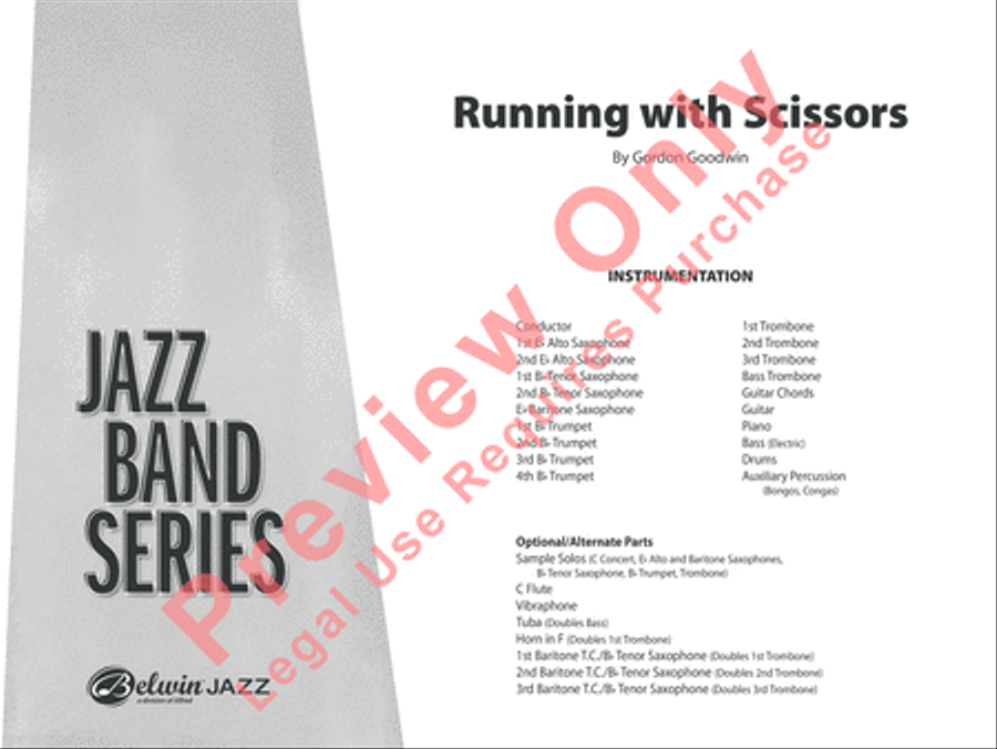 Running with Scissors Jazz Ensemble scores gallery preview page 2