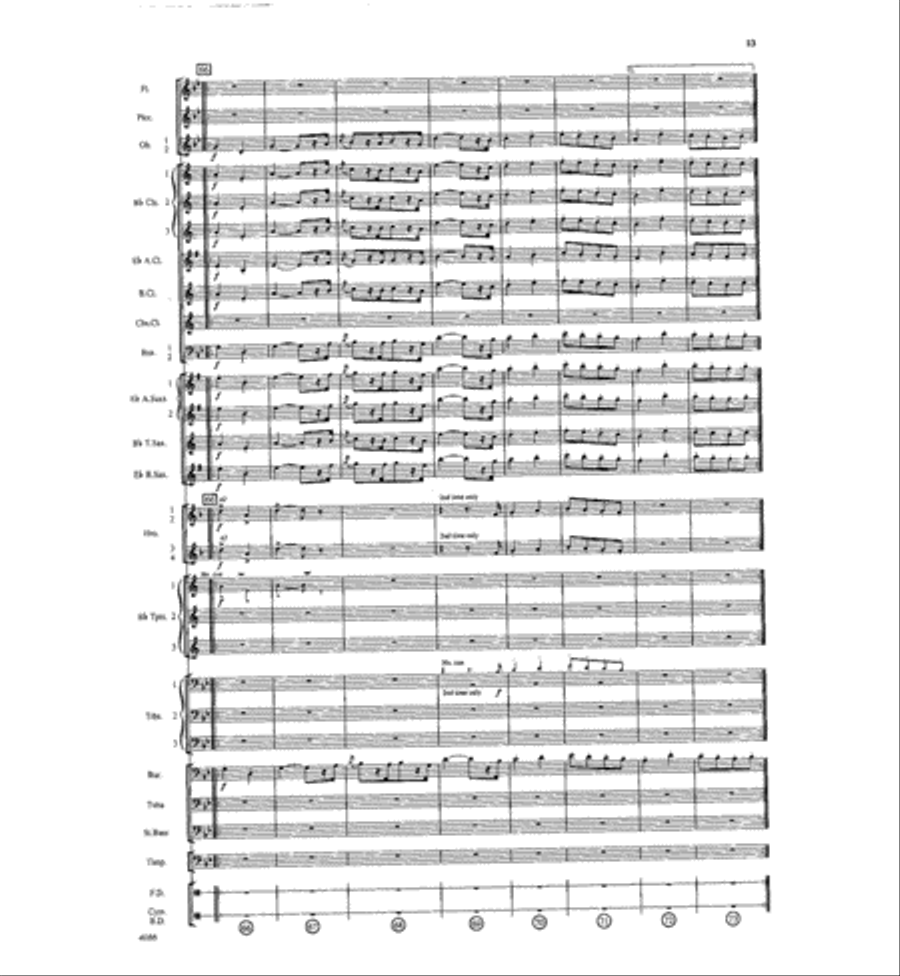 Farandole Farandole Concert Band scores gallery preview page 13
