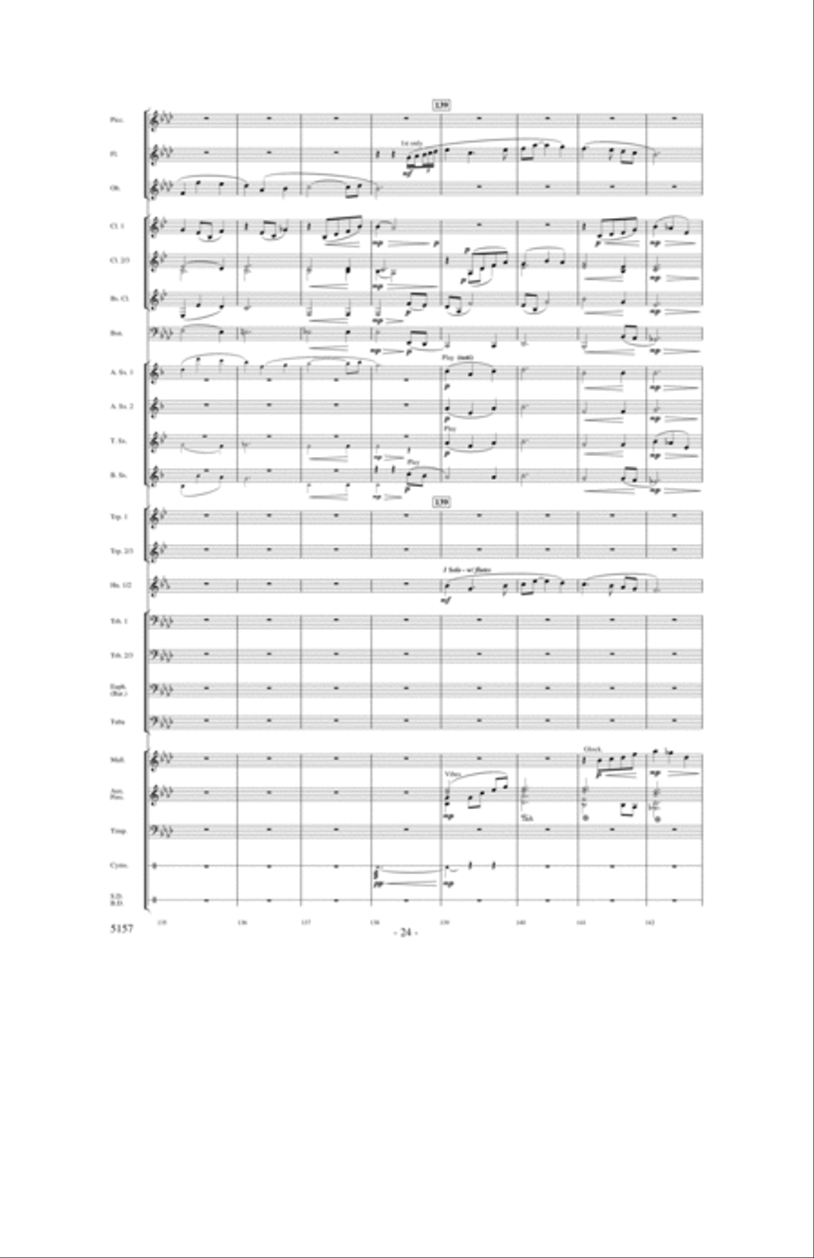 Fate of the Gods Concert Band scores gallery preview page 23