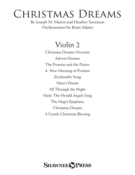 Christmas Dreams (A Cantata) - Violin 2