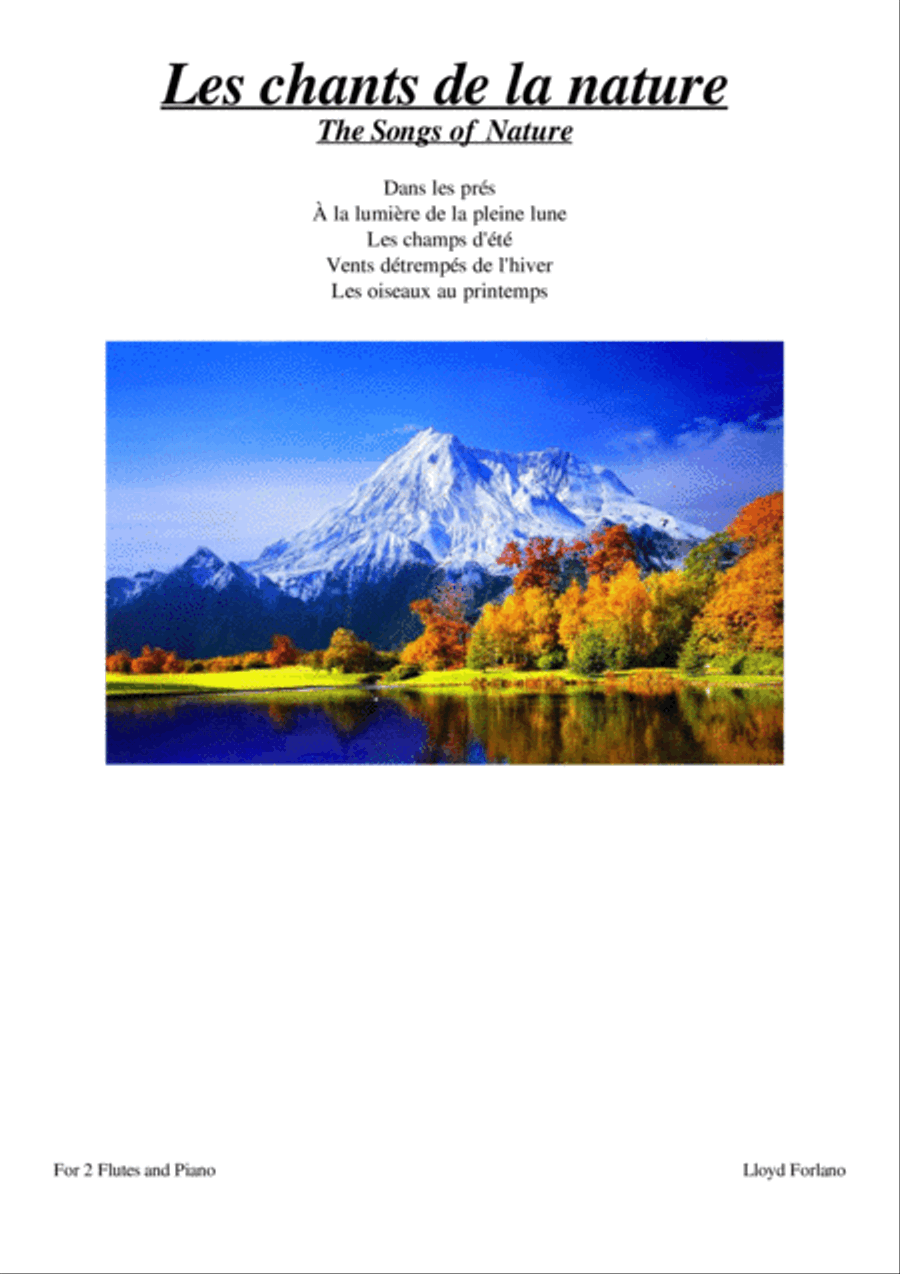 The Songs of Nature The Songs of Nature Small Ensemble scores gallery preview page 1