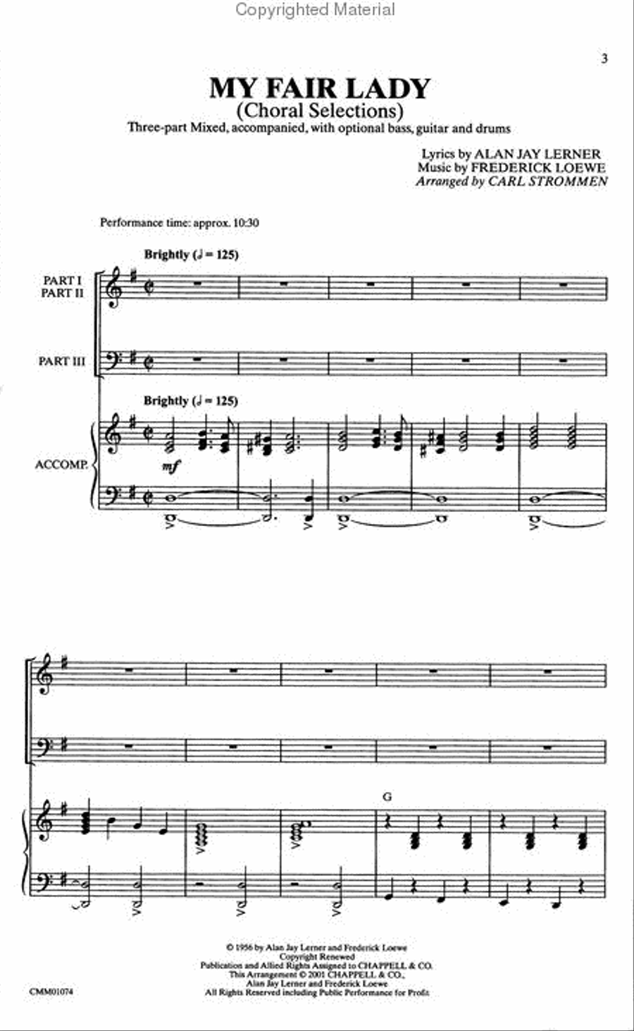 My Fair Lady (Choral Selections) 2-Part scores gallery preview page 2