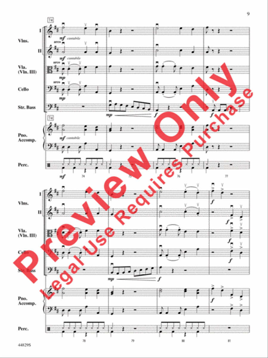 Uno, Dos, Bass! Uno, Dos, Bass! String Orchestra scores gallery preview page 22