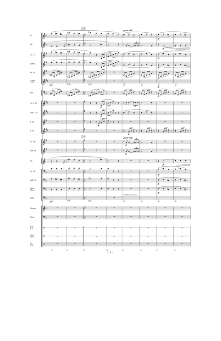 Silent Noon Silent Noon Concert Band scores gallery preview page 6