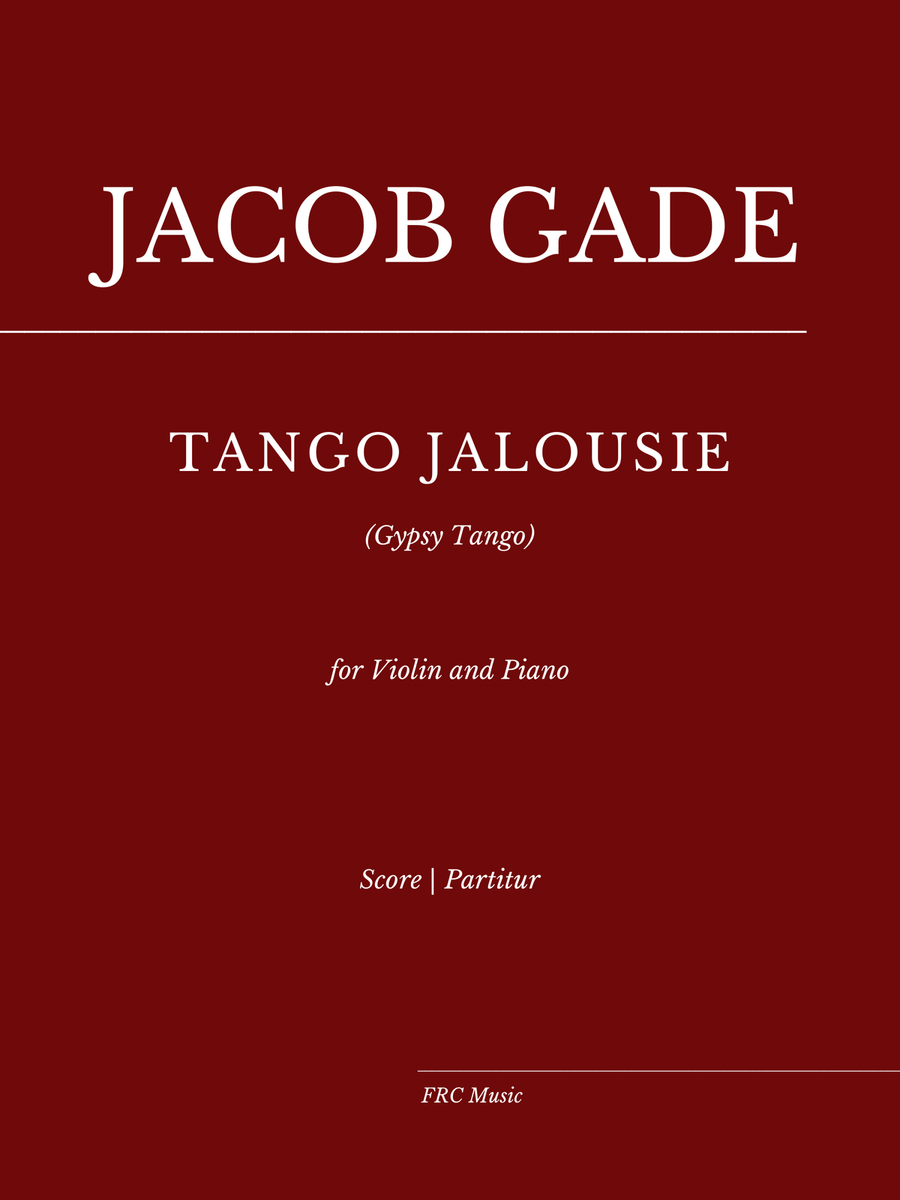 Jalousie (tango Tzigane) Violin Solo scores gallery preview page 1