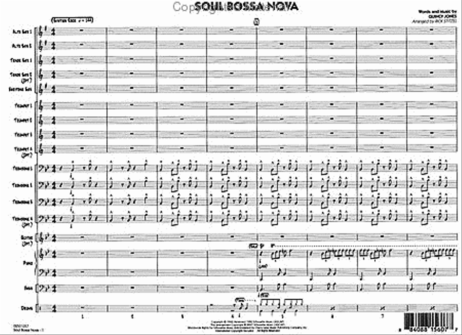 Soul Bossa Nova Soul Bossa Nova Jazz Ensemble scores gallery preview page 2
