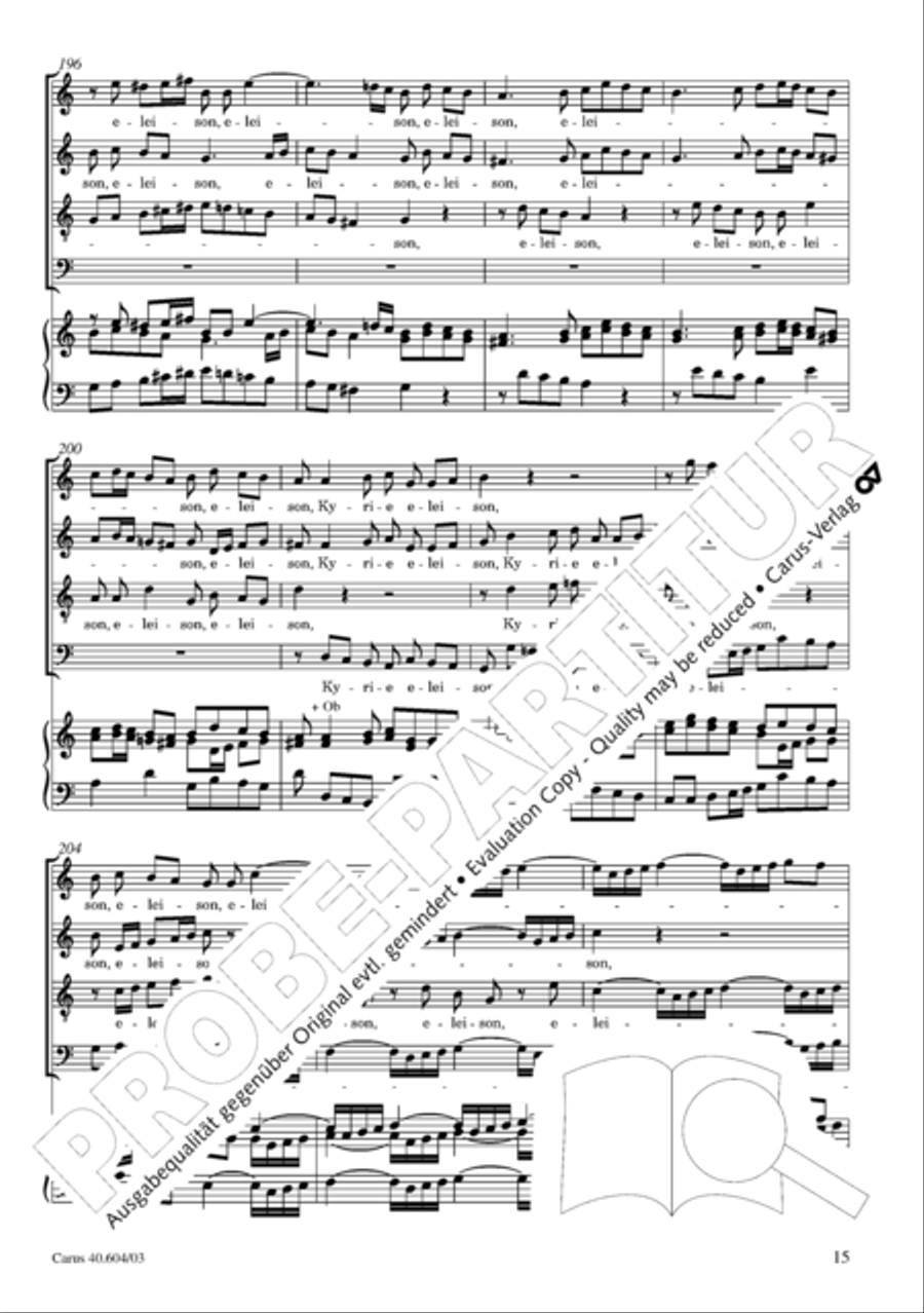 Grosse Mariazeller Messe in C 4-Part scores gallery preview page 24