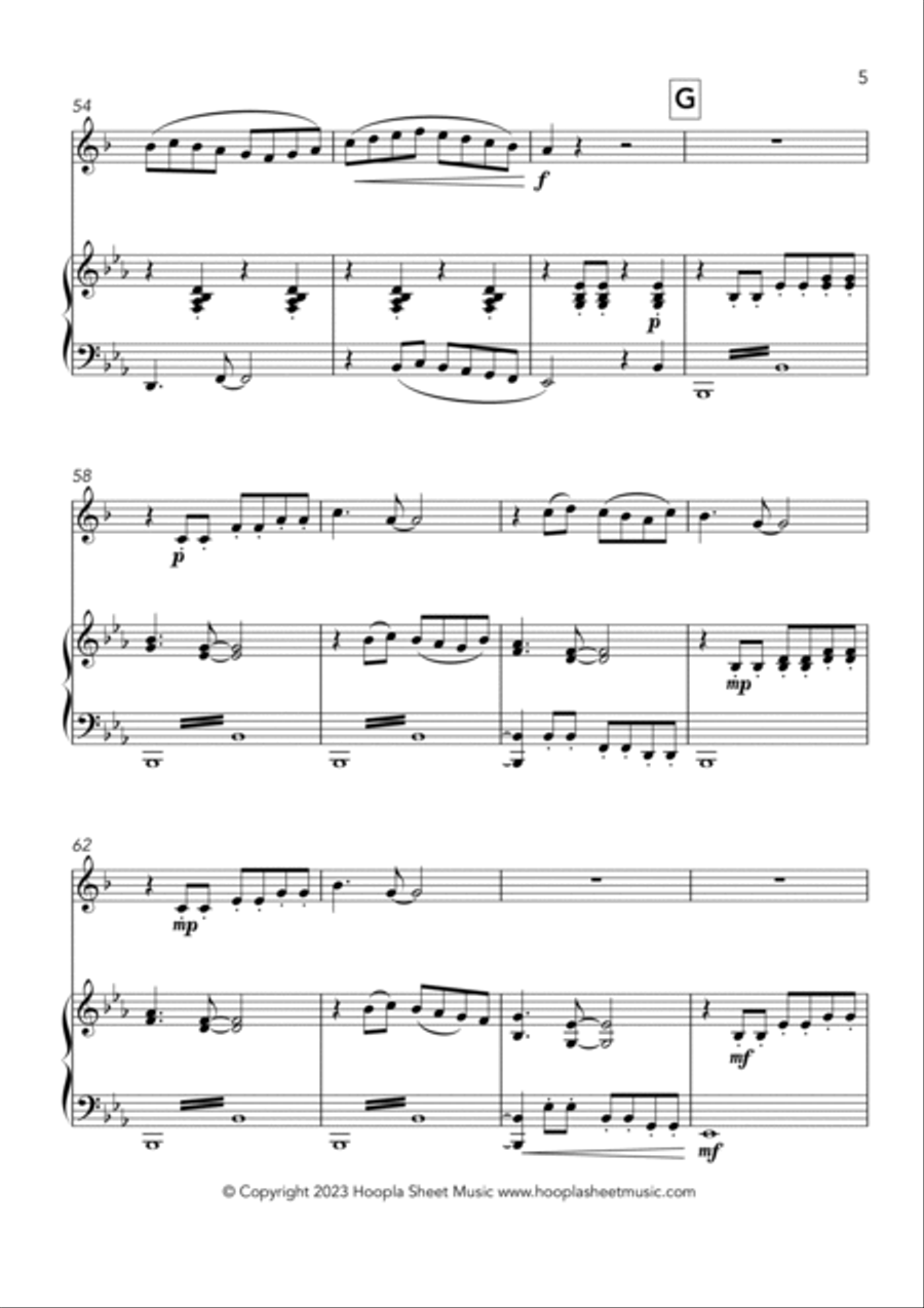 La Cucaracha Trumpet Solo scores gallery preview page 5