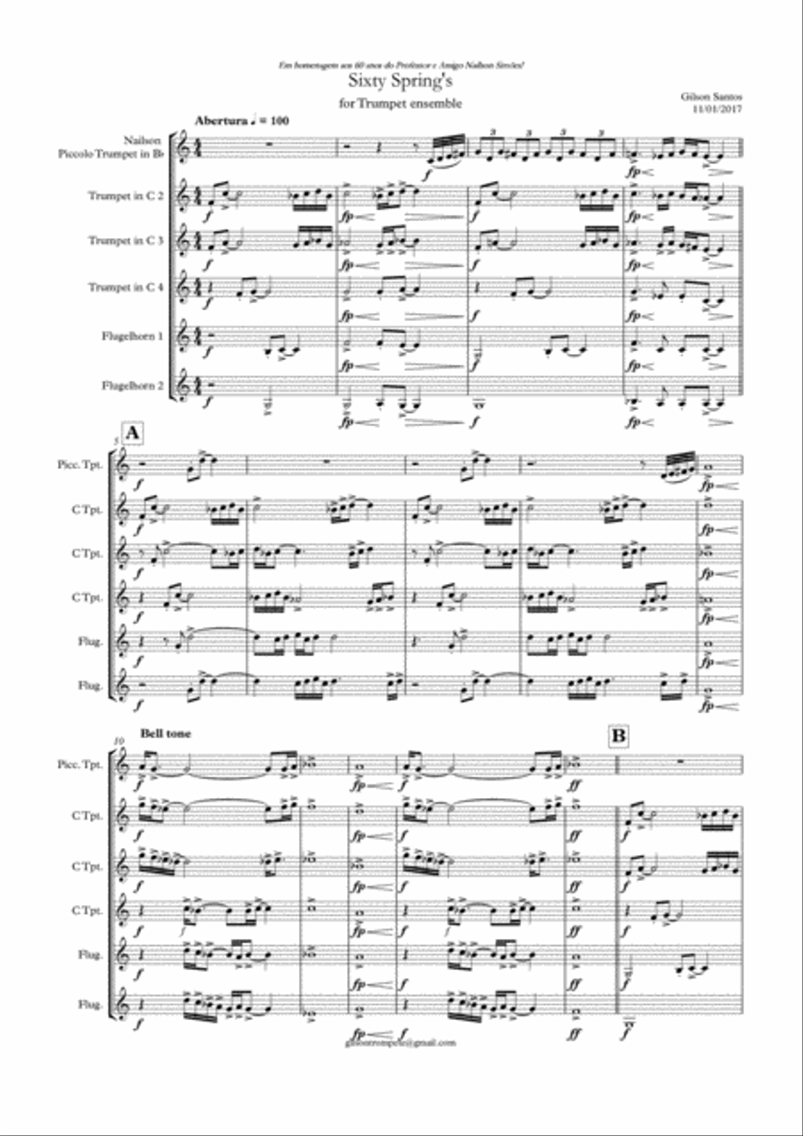 Sixty Spring's Sixty Spring's Brass Ensemble scores gallery preview page 5
