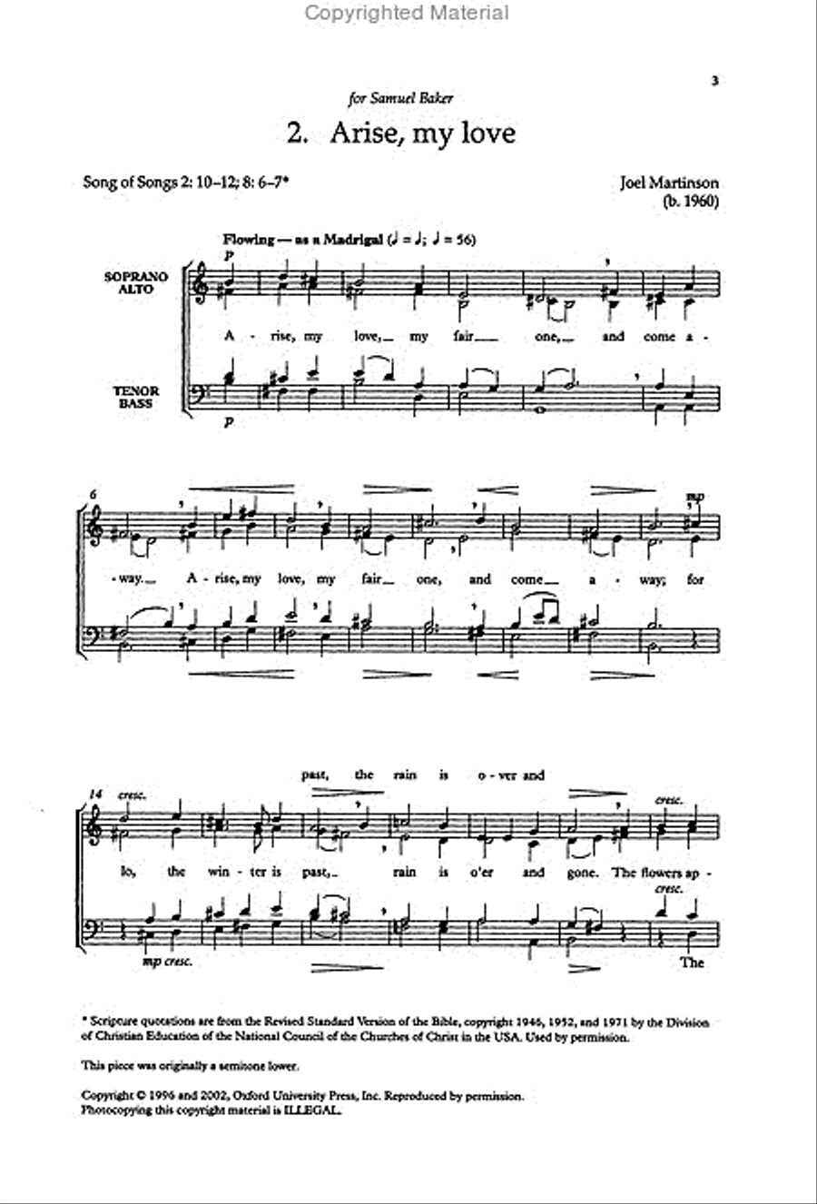 Weddings for Choirs 4-Part scores gallery preview page 3