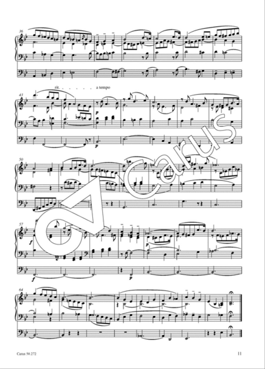 Six short pieces for the organ Organ Solo scores gallery preview page 12