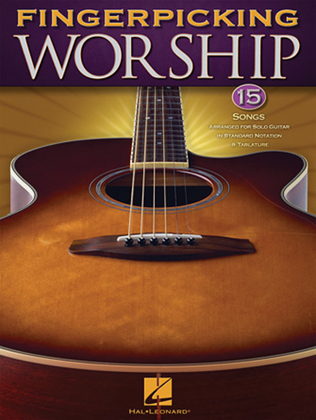 Book cover for Fingerpicking Worship