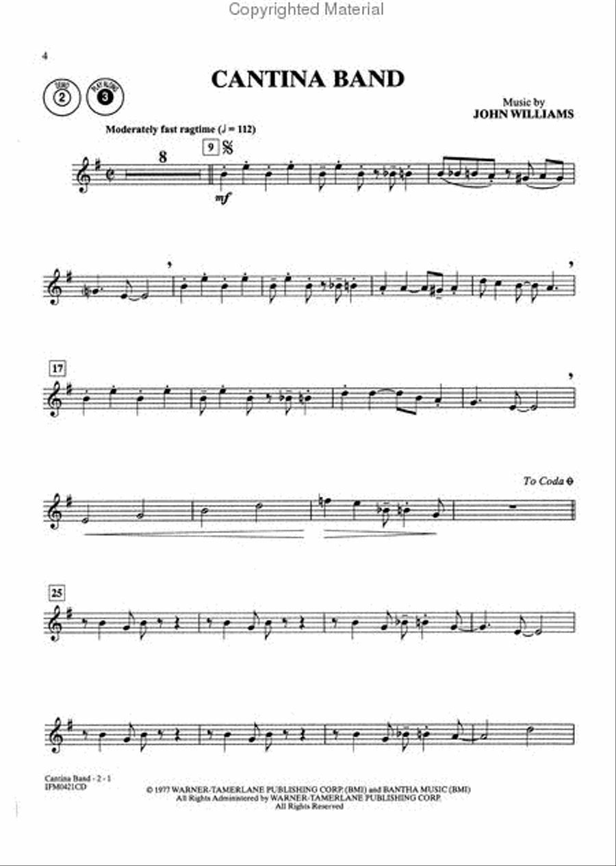 The Very Best of John Williams - Tenor Sax (Book/CD) Tenor Saxophone scores gallery preview page 4