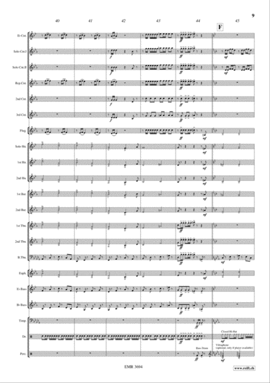 Thierry La Fronde Brass Band scores gallery preview page 10
