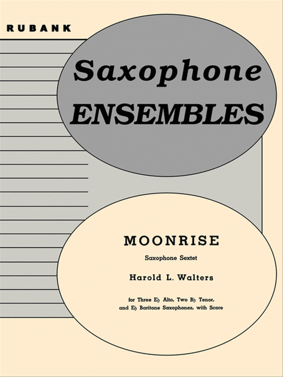 Moonrise Saxophone Ensemble scores gallery preview page 1