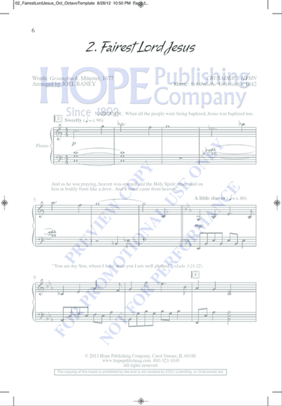 I Am the Lord of the Dance 4-Part scores gallery preview page 10