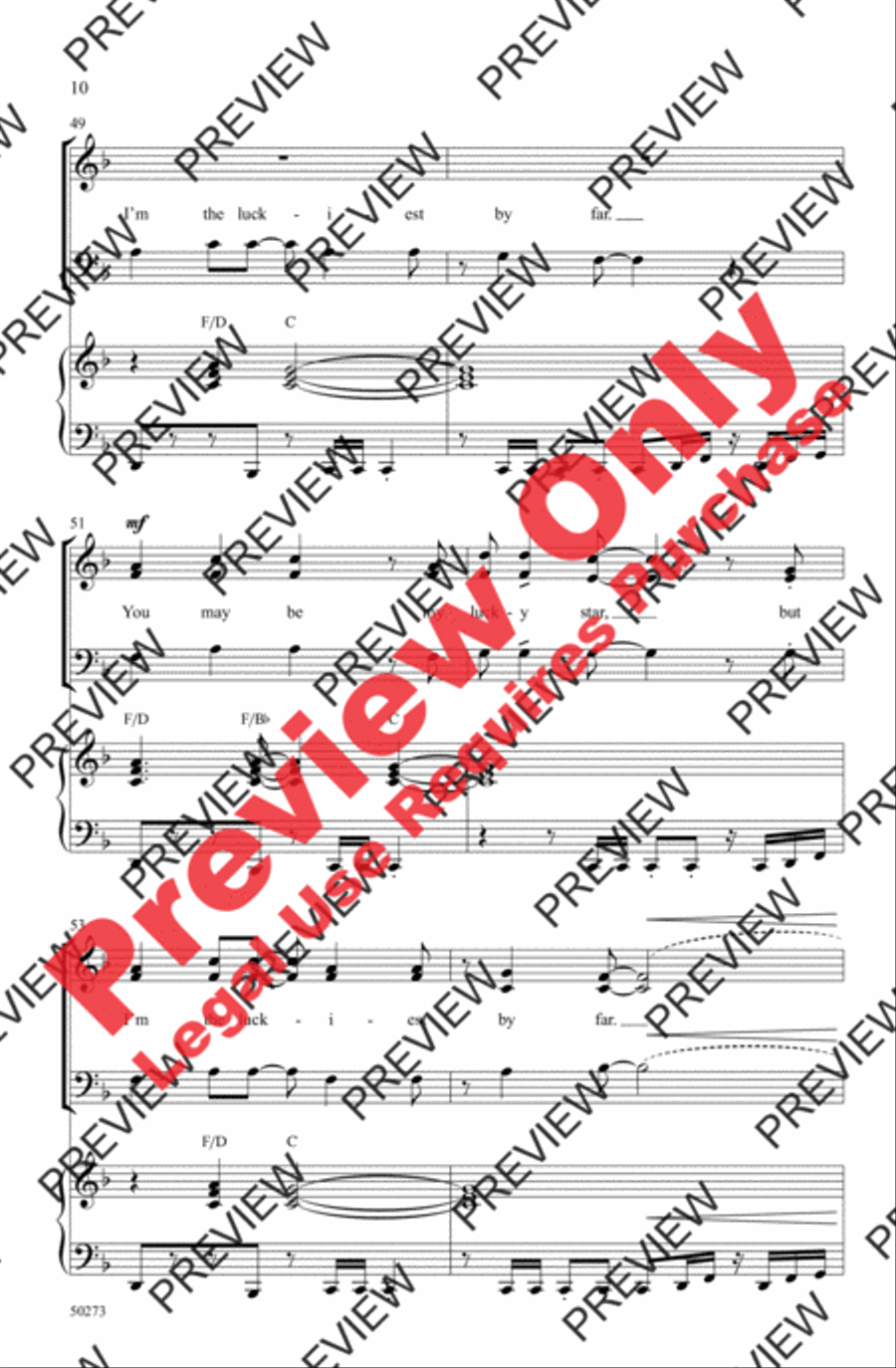 Lucky Star 3-Part scores gallery preview page 10
