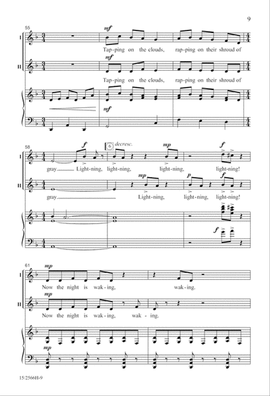 Lightning! 2-Part scores gallery preview page 10