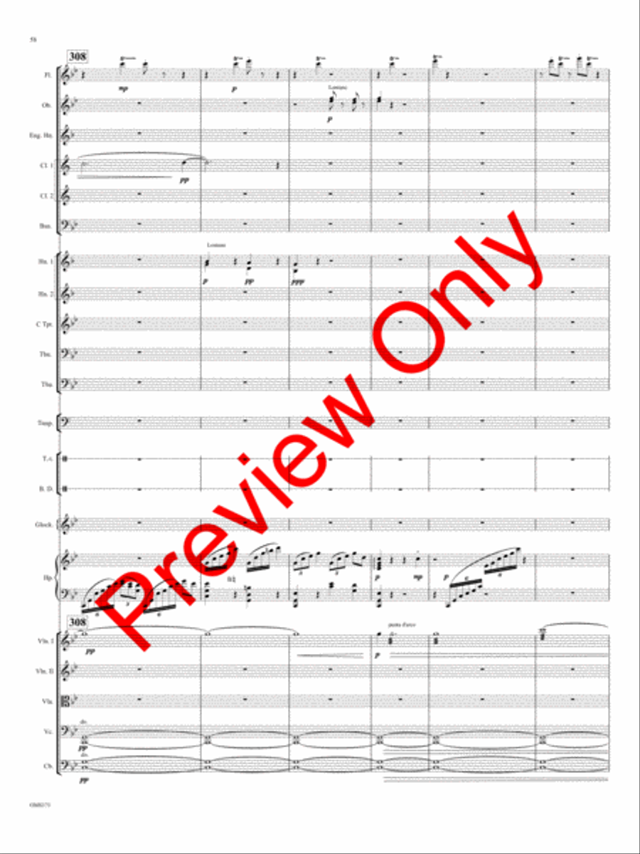 Anishinaabeg Rhapsody Orchestra scores gallery preview page 61