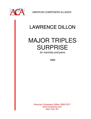 Book cover for [Dillon] Major Triples Surprise