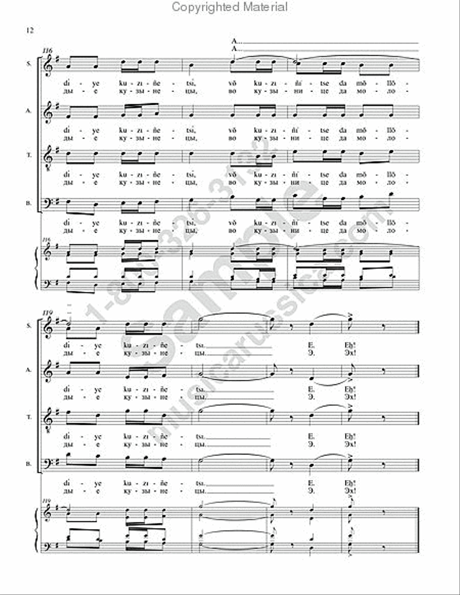 In the Smithy 4-Part scores gallery preview page 10