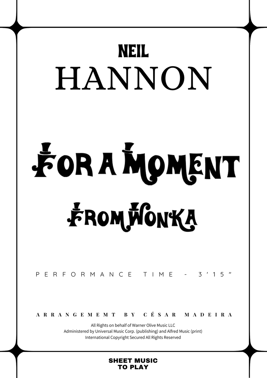 For A Moment High Voice scores gallery preview page 2