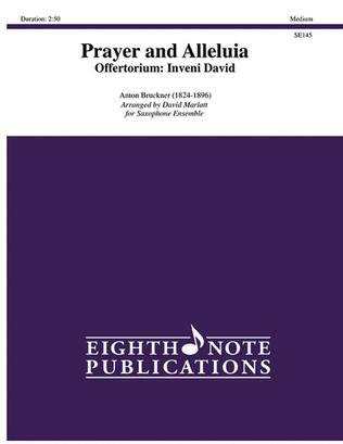 Book cover for Prayer and Alleluia Offertorium -- Inveni David