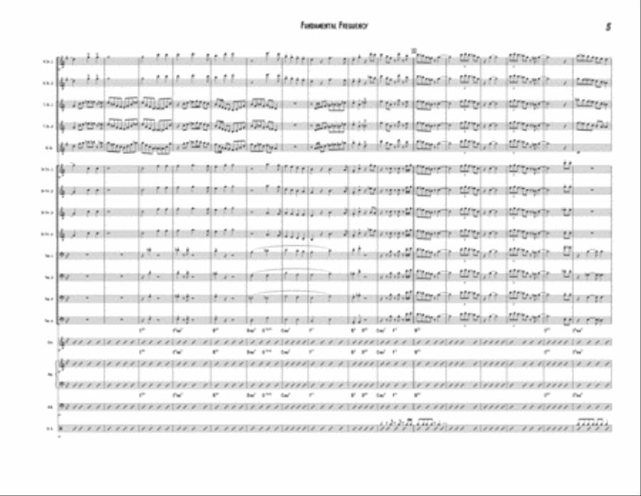 Fundamental Frequency Small Ensemble scores gallery preview page 5