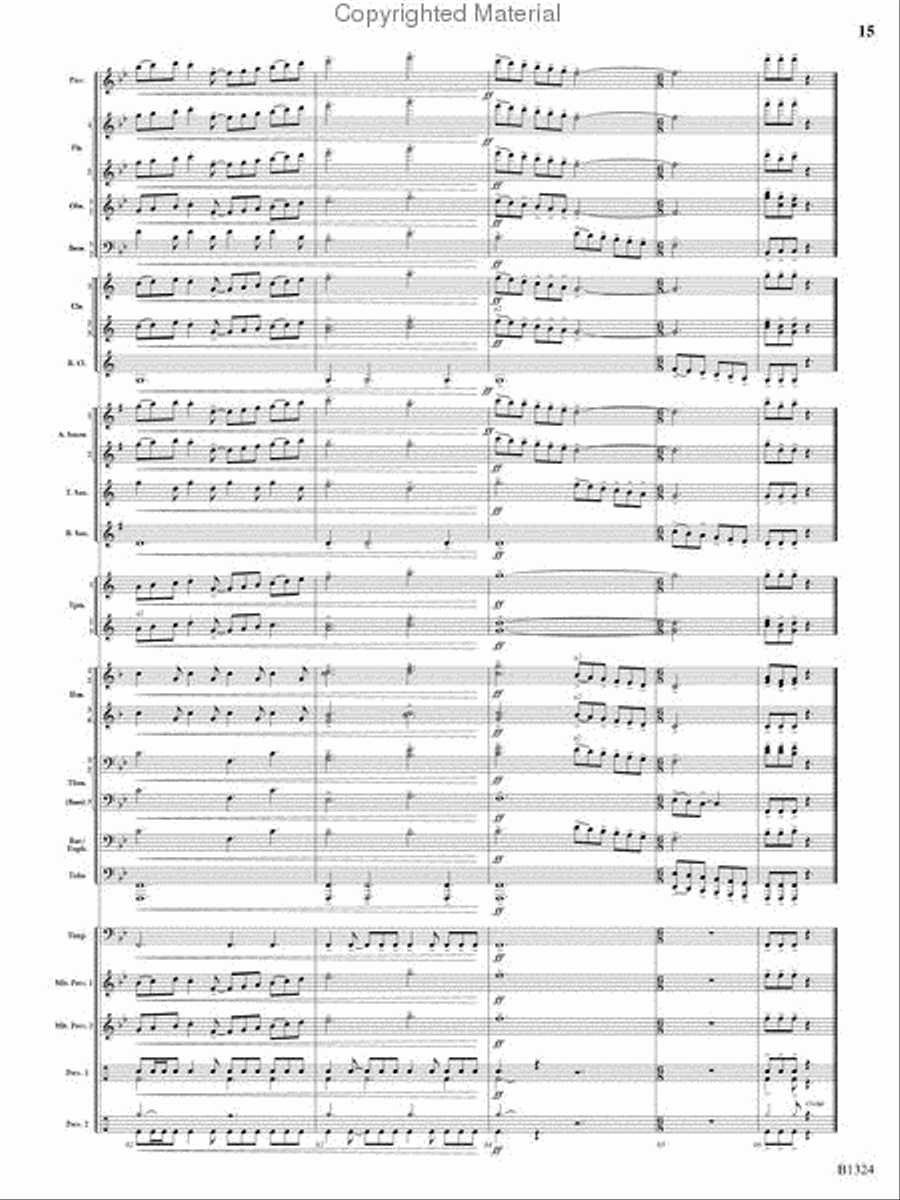 Fusion Concert Band scores gallery preview page 14