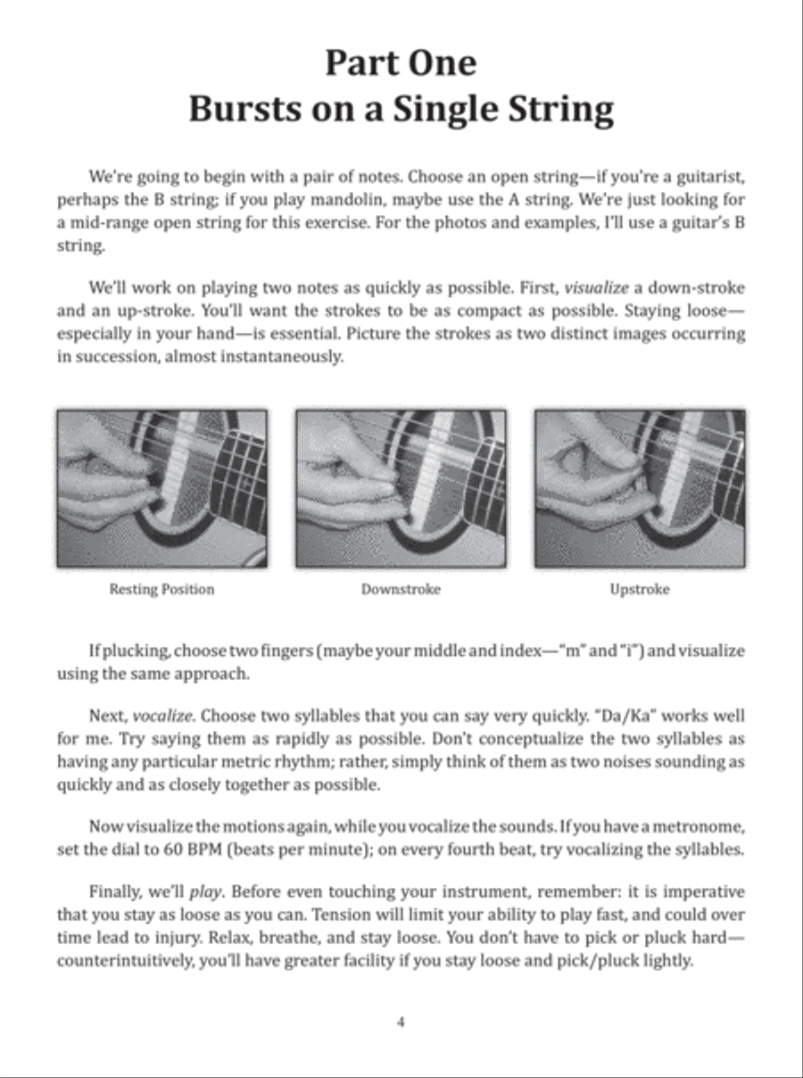 Learn to Burn: How to Play Fast Using Speed Bursts (for Stringed Instruments) Double Bass scores gallery preview page 5