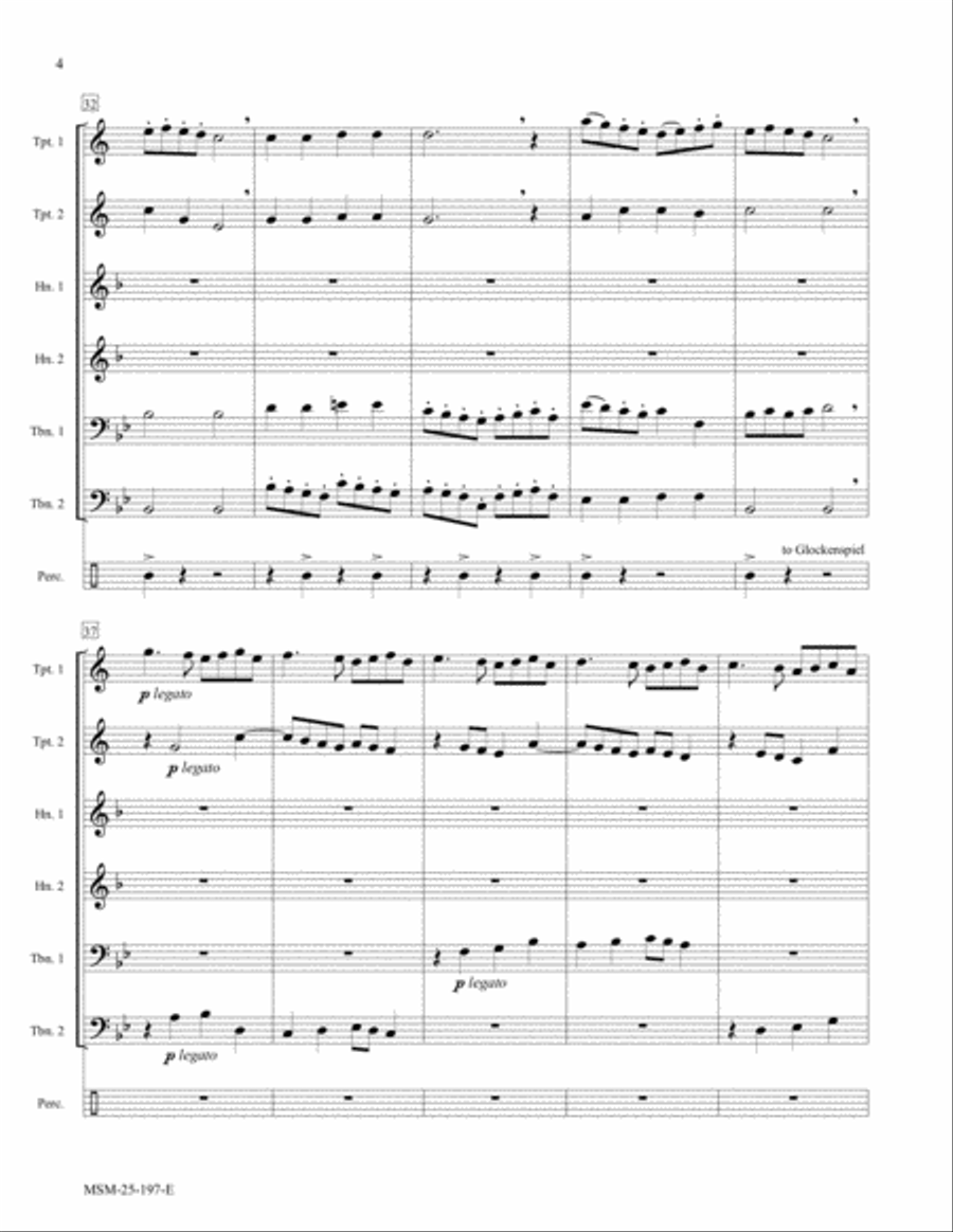 Ding Dong! Merrily on High (Ding Dong Merrily) Chamber Music scores gallery preview page 4