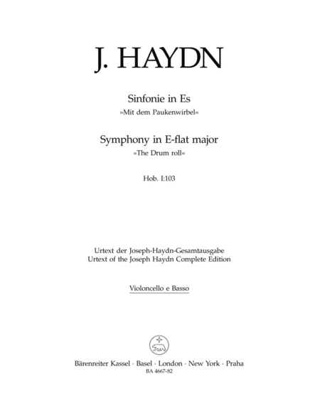 Londoner Sinfonie, No. 11 E flat major Hob.I:103 'Mit dem Paukenwirbel'