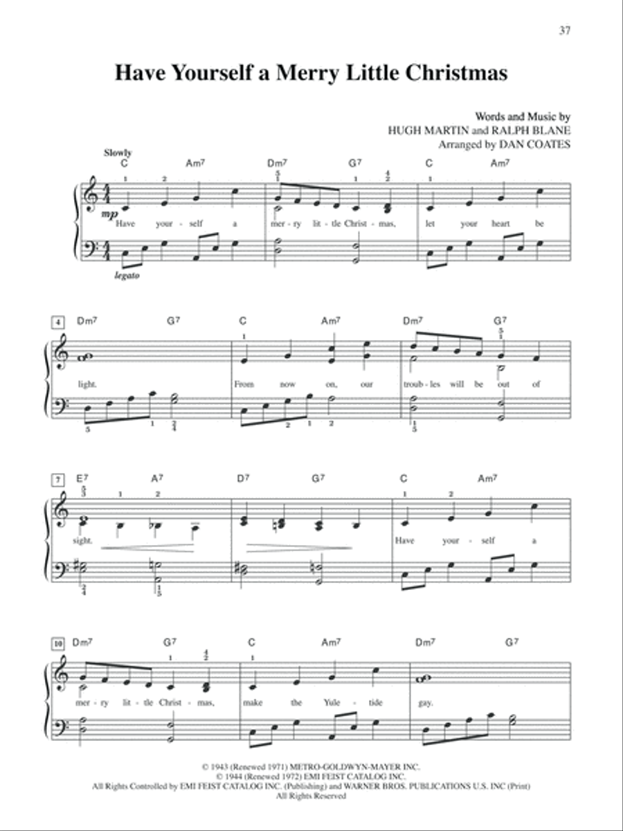 Christmas Hits for the Teen Player - Easy Piano Voice scores gallery preview page 3