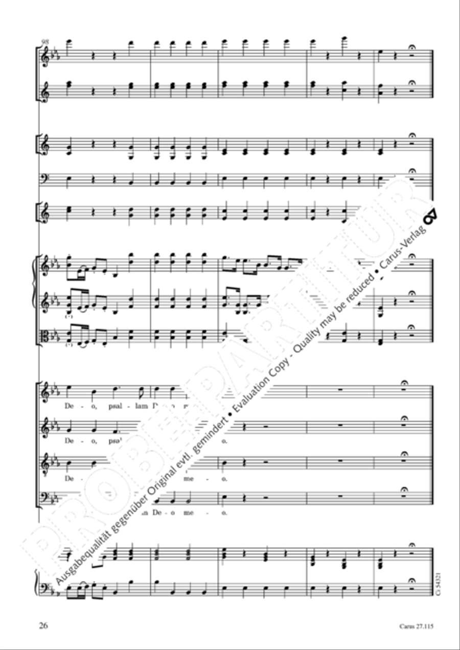 Exaudi, Domine Exaudi, Domine 4-Part scores gallery preview page 27