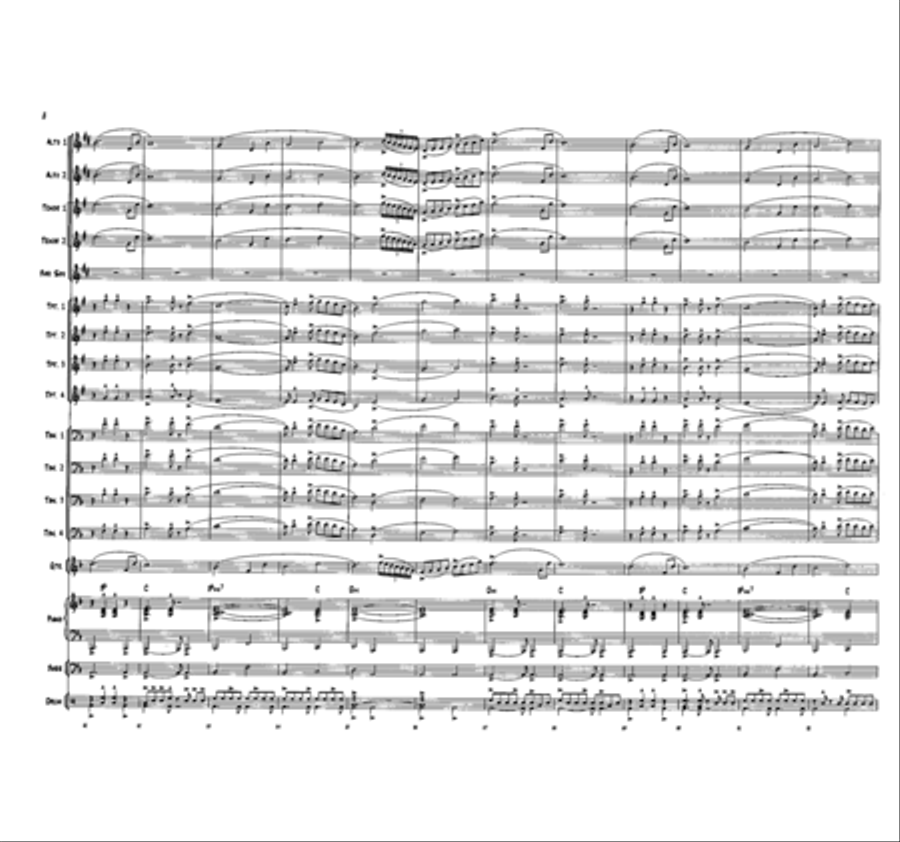 Night Flight to Rio Night Flight to Rio Jazz Ensemble scores gallery preview page 9
