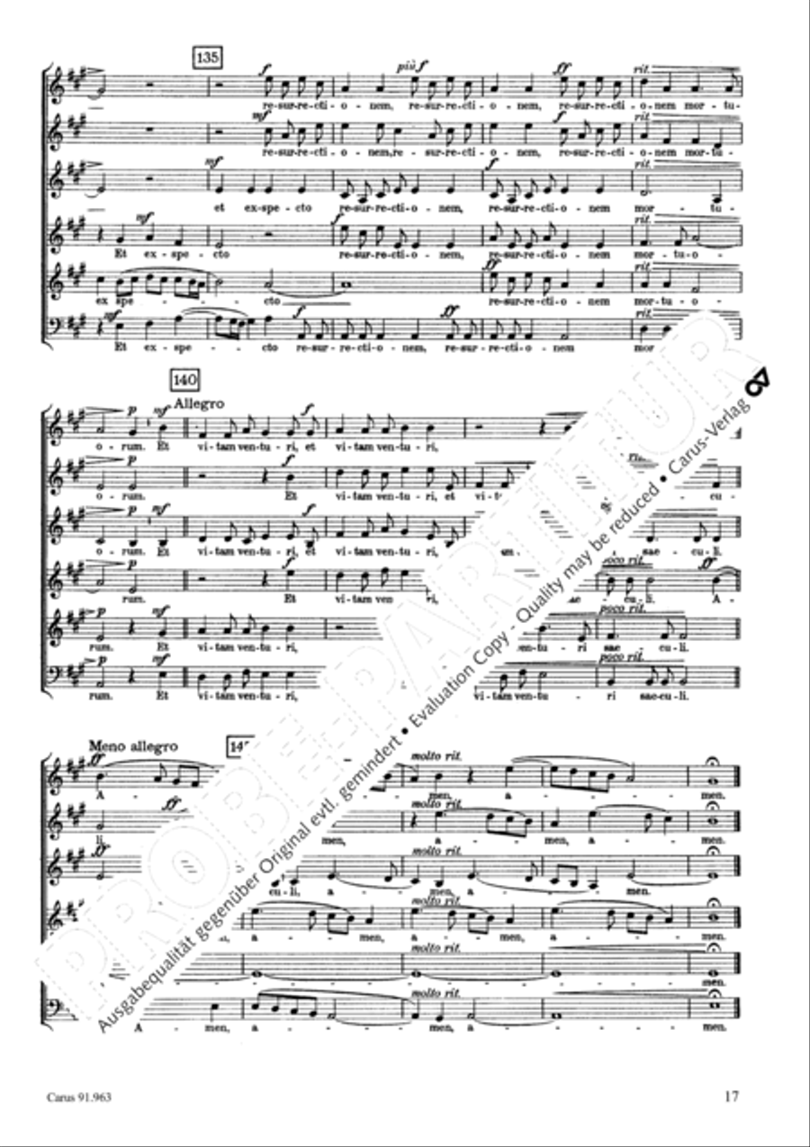 Missa Ecce nunc benedicite Choir scores gallery preview page 20