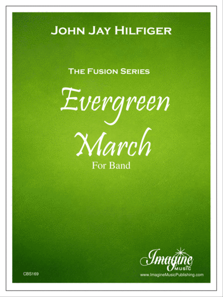 Evergreen March Concert Band scores gallery preview page 1