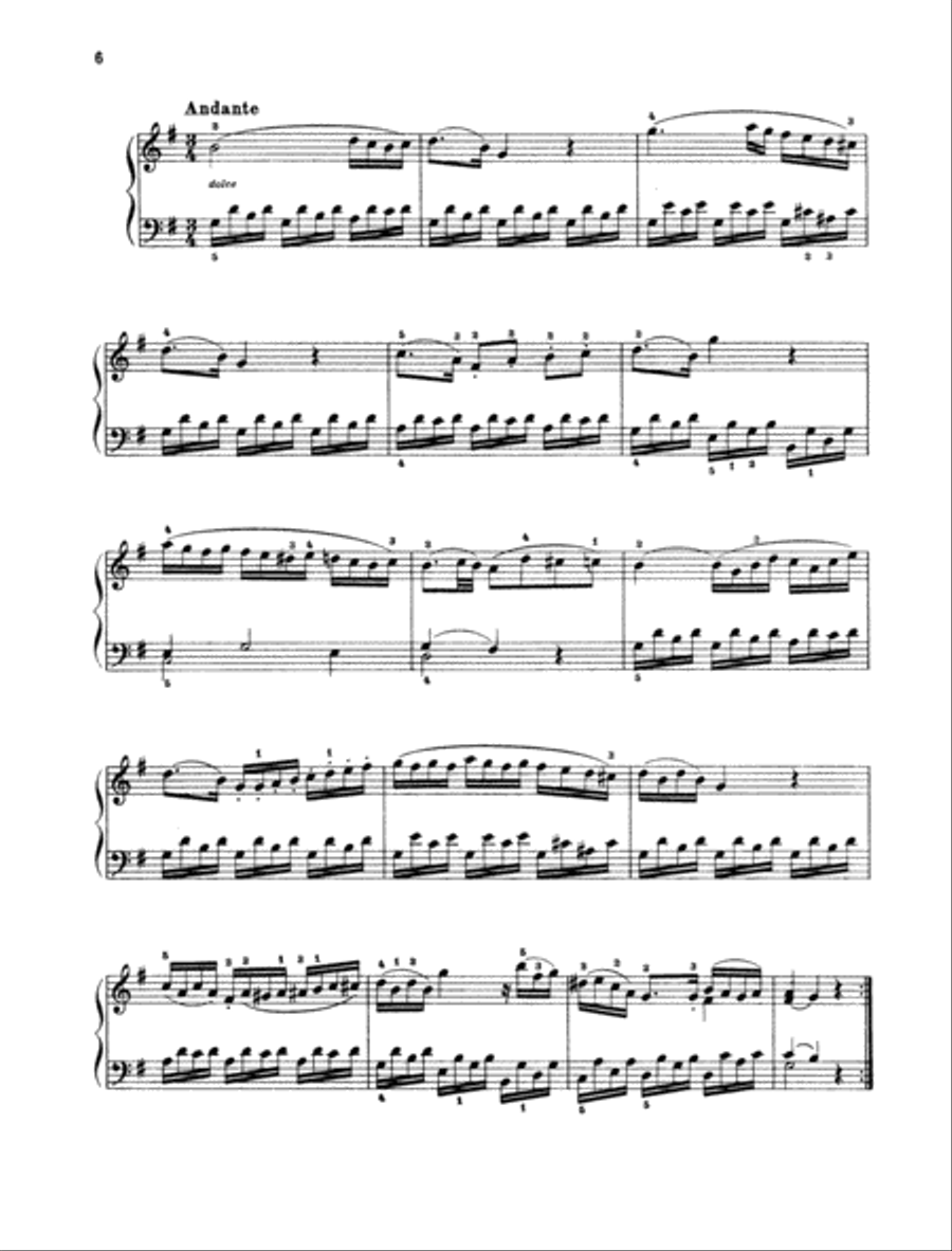 Sonata C major, K. 545 Piano Solo scores gallery preview page 5
