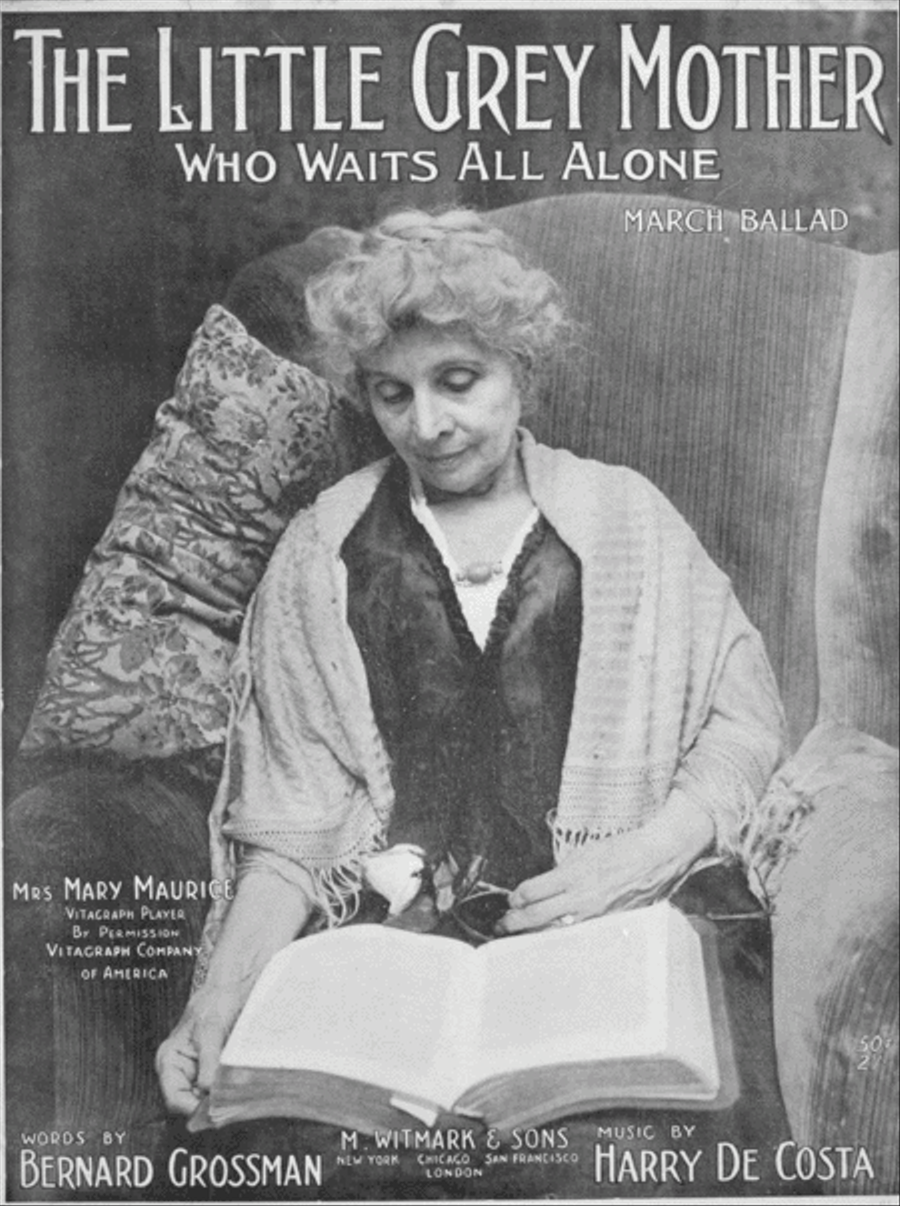 The Little Grey Mother (Who Waits All Alone). March Ballad Voice scores gallery preview page 1