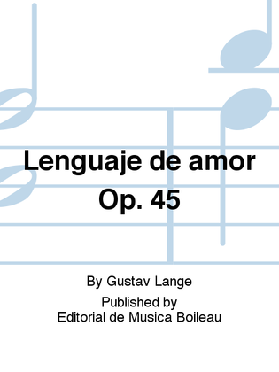 Lenguaje de amor Op. 45