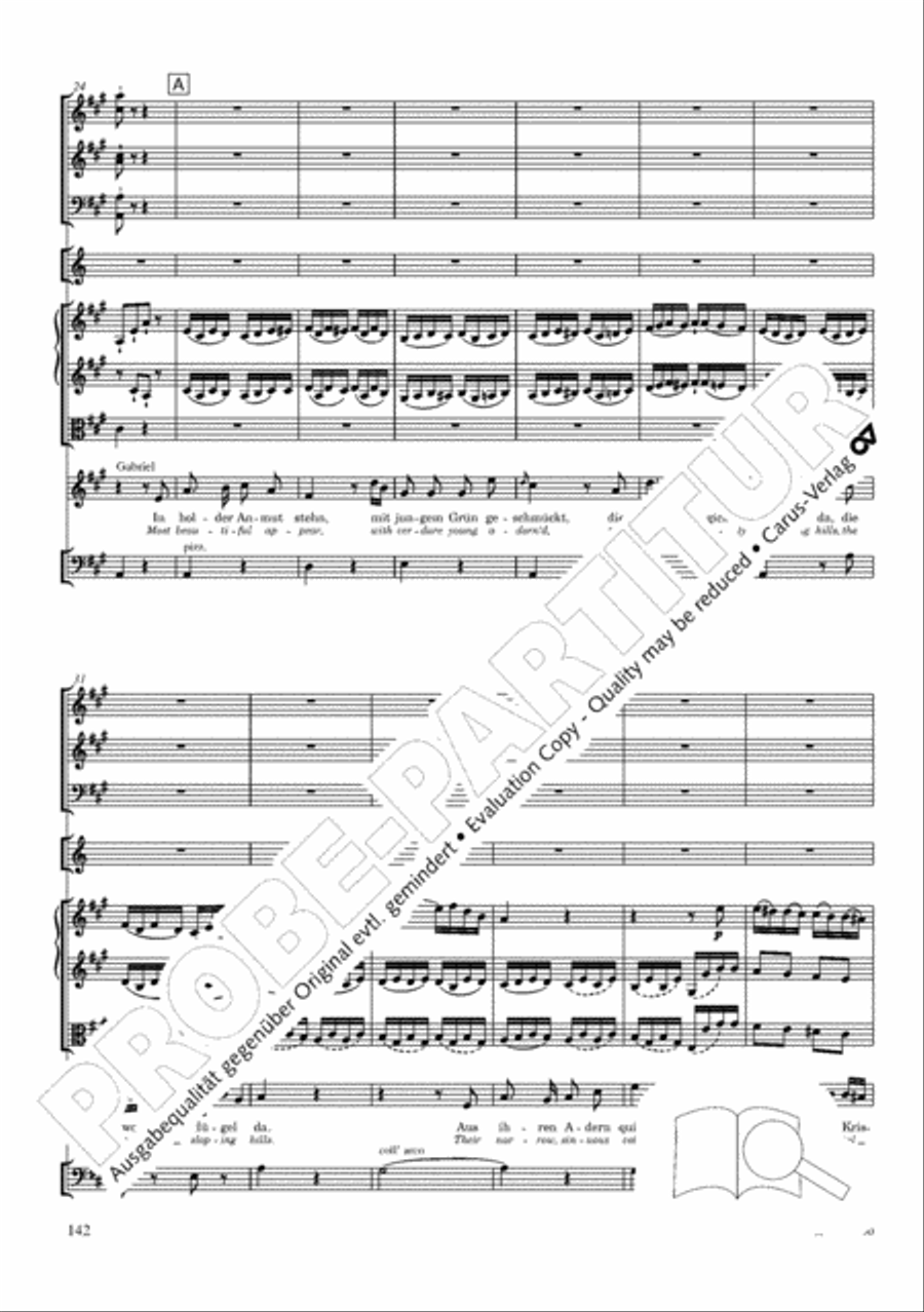 The Creation (Die Schopfung) 4-Part scores gallery preview page 162