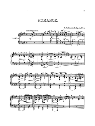 Book cover for Rachmaninoff: Piano Pieces, Op. 10