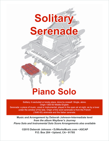 Solitary Serenade Piano Solo image number null