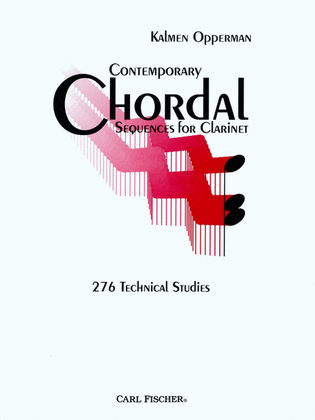 Book cover for Contemporary Chordal Sequences For Clarinet