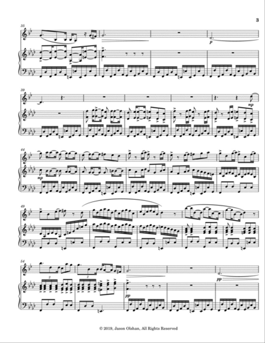 Trompetenlied Trumpet Duet scores gallery preview page 3